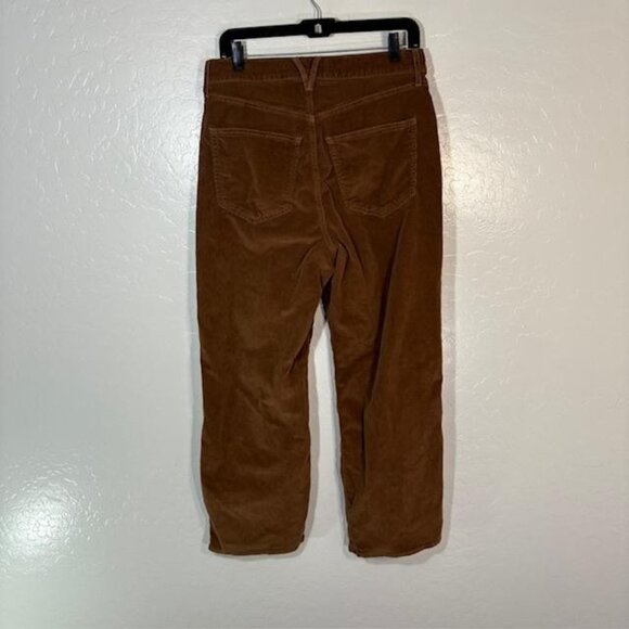 Veronica Beard Pants Womens 30 Corduroy Crosbie High Rise Straight Leg Crop USA - Picture 4 of 8
